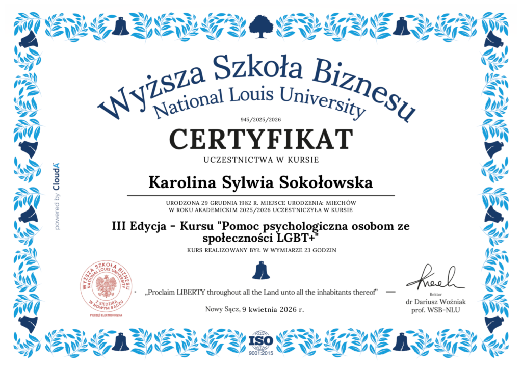 pomoc psychologiczna osobom ze społeczności LGBT